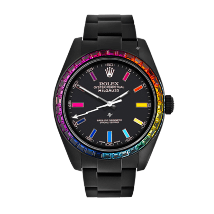 116400_unitedluxury_man.png Rolex Milgauss Sapphire Bezel - Image 1