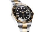 Rolex Sea-Dweller Two Tone Black Dial 126603-0001 Oyster Replica - Image 3