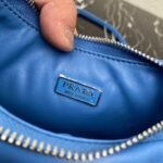 Replica Prada 1BA384 Prada Soft Padded Nappa Leather Mini Bag Light Blue - Image 8