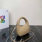Replica Prada 1BA384 Prada Soft Padded Nappa Leather Mini Bag Tan - Image 2
