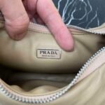 Replica Prada 1BA384 Prada Soft Padded Nappa Leather Mini Bag Tan - Image 7