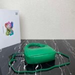 Replica Prada 1BA384 Prada Soft Padded Nappa Leather Mini Bag Green - Image 4