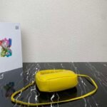 Replica Prada 1BA384 Prada Soft Padded Nappa Leather Mini Bag Yellow - Image 4
