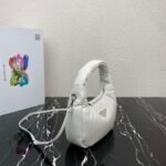 Replica Prada 1BA384 Prada Soft Padded Nappa Leather Mini Bag White - Image 2