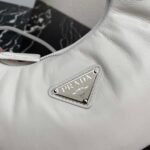 Replica Prada 1BA384 Prada Soft Padded Nappa Leather Mini Bag White - Image 3