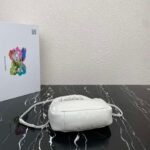 Replica Prada 1BA384 Prada Soft Padded Nappa Leather Mini Bag White - Image 4