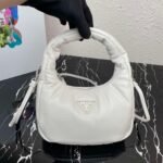 Replica Prada 1BA384 Prada Soft Padded Nappa Leather Mini Bag White - Image 6