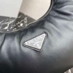 Replica Prada 1BA384 Prada Soft Padded Nappa Leather Mini Bag Black - Image 3