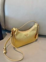 Replica Prada 1BC204 Saffiano Leather Mini-Bag Gold - Image 2
