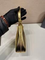 Replica Prada 1BC204 Saffiano Leather Mini-Bag Gold - Image 4