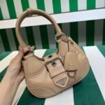 Replica Prada 1BA368 Moon padded nappa-leather bag Apricot - Image 2