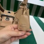 Replica Prada 1BA368 Moon padded nappa-leather bag Apricot - Image 3