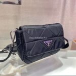 Replica Prada 1BD292 Prada Three In One Nylon Shoulder Bag Black - Image 2