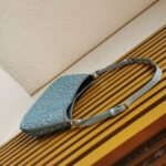 Replica Prada 1BC169 Prada Cleo satin bag with appliqués Pink - Image 3