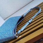 Replica Prada 1BC169 Prada Cleo satin bag with appliqués Pink - Image 6