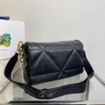 Replica Prada Padded nappa leather shoulder bag 1BD306 Black - Image 2