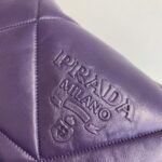Replica Prada Padded nappa leather shoulder bag 1BD306 Purple - Image 2