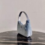 Replica Prada 1NE515 Re Edition 2000 Shearling Mini Bag Blue