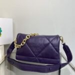 Replica Prada Padded nappa leather shoulder bag 1BD306 Purple - Image 5