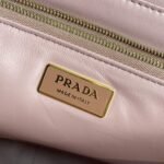 Replica Prada Padded nappa leather shoulder bag 1BD306 Pink - Image 7
