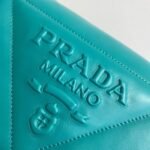 Replica Prada Padded nappa leather shoulder bag 1BD306 Green - Image 3