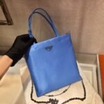 Replica Prada 1BA252 Nylon Handbag Blue - Image 2