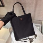 Replica Prada 1BA252 Nylon Handbag Black - Image 2
