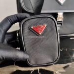 Replica Prada 2VH110 Nylon Cross Body Bag Black - Image 4