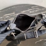 Replica Prada 1BH204 Prada Re-Edition 2005 Saffiano leather Bag in Black Silver - Image 8
