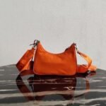 Replica Prada 1BH204 Prada Re-Edition 2005 Nylon Bag Orange - Image 2
