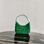 Replica Prada 1NE204 Prada Nylon and Saffiano Leather Mini Bag in Green - Image 2