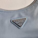 Replica Prada 1BH204 Prada Re-Edition 2005 Nylon Bag Light Blue - Image 5