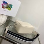 Replica Prada Leather bag with shoulder strap 1BH082 Beige - Image 3