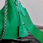 Replica Prada 1BH204 Prada Re-Edition 2005 Nylon Bag Green - Image 7