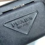 Replica Prada 2VH152 Saffiano leather shoulder bag Black - Image 3