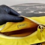 Replica Prada 1BH204 Prada Re-Edition 2005 Nylon Bag Light Yellow - Image 7