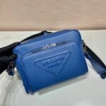 Replica Prada 2VH152 Saffiano leather shoulder bag Blue - Image 2
