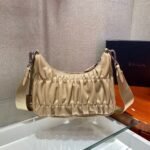 Replica Prada 1BH204 Mini Bags Prada Crossbody Leather bag In Apricot - Image 3