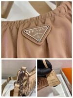 Replica Prada 1BH204 Mini Bags Prada Crossbody Leather bag In Apricot - Image 6