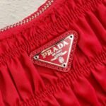 Replica Prada 1NE204 Prada Nylon and Saffiano Leather Mini Bag in Red - Image 4