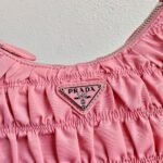 Replica Prada 1NE204 Prada Nylon and Saffiano Leather Mini Bag in Pink - Image 4