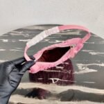 Replica Prada 1NE204 Prada Nylon and Saffiano Leather Mini Bag in Pink - Image 8