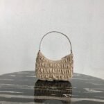 Replica Prada 1NE204 Prada Nylon and Saffiano Leather Mini Bag in Apricot - Image 2