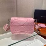 Replica Prada 1BD292 Prada Three In One Nylon Shoulder Bag Pink - Image 3