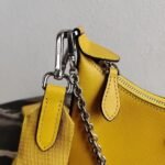 Replica Prada 1BH204 Prada Re-Edition 2005 Saffiano leather Bag in Yellow - Image 6