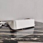 Replica Prada 1BH204 Prada Re-Edition 2005 Saffiano leather Bag in White Silver - Image 3