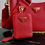Replica Prada 1BH204 Prada Re-Edition 2005 Saffiano leather Bag in Red - Image 7