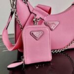 Replica Prada 1BH204 Prada Re-Edition 2005 Saffiano leather Bag in Pink - Image 7