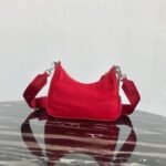 Replica Prada 1BH204 Prada Re-Edition 2005 Nylon Bag Red - Image 2