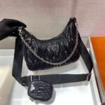 Replica Prada 1BH204 Mini Bags Prada Crossbody Leather bag In Black - Image 2